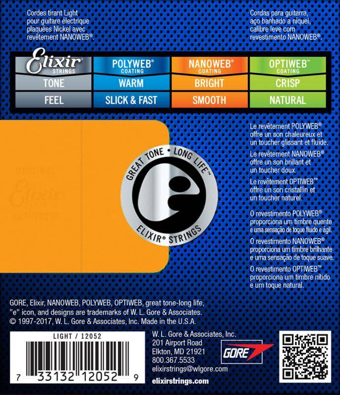 Elixir Nanoweb Electric Guitar Strings - Image 2
