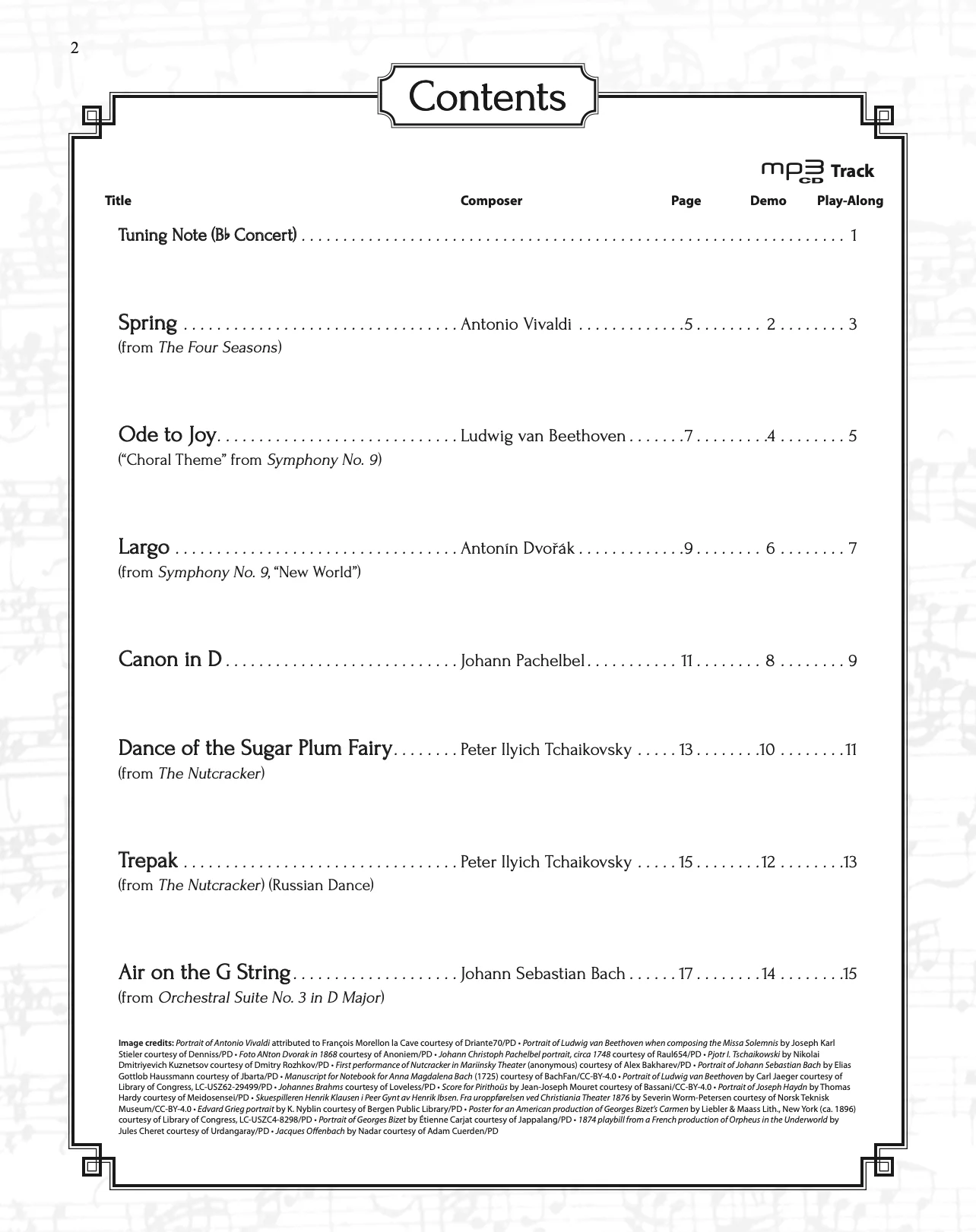 Easy Classical Themes Instrumental Solos, Tenor Saxophone - Image 2
