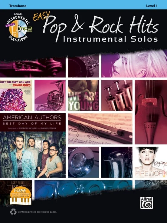Easy Pop & Rock Hits Instrumental Solos, Trombone