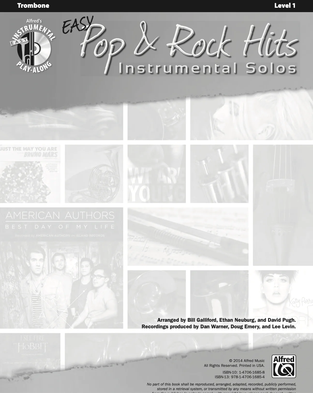 Easy Pop & Rock Hits Instrumental Solos, Trombone - Image 2
