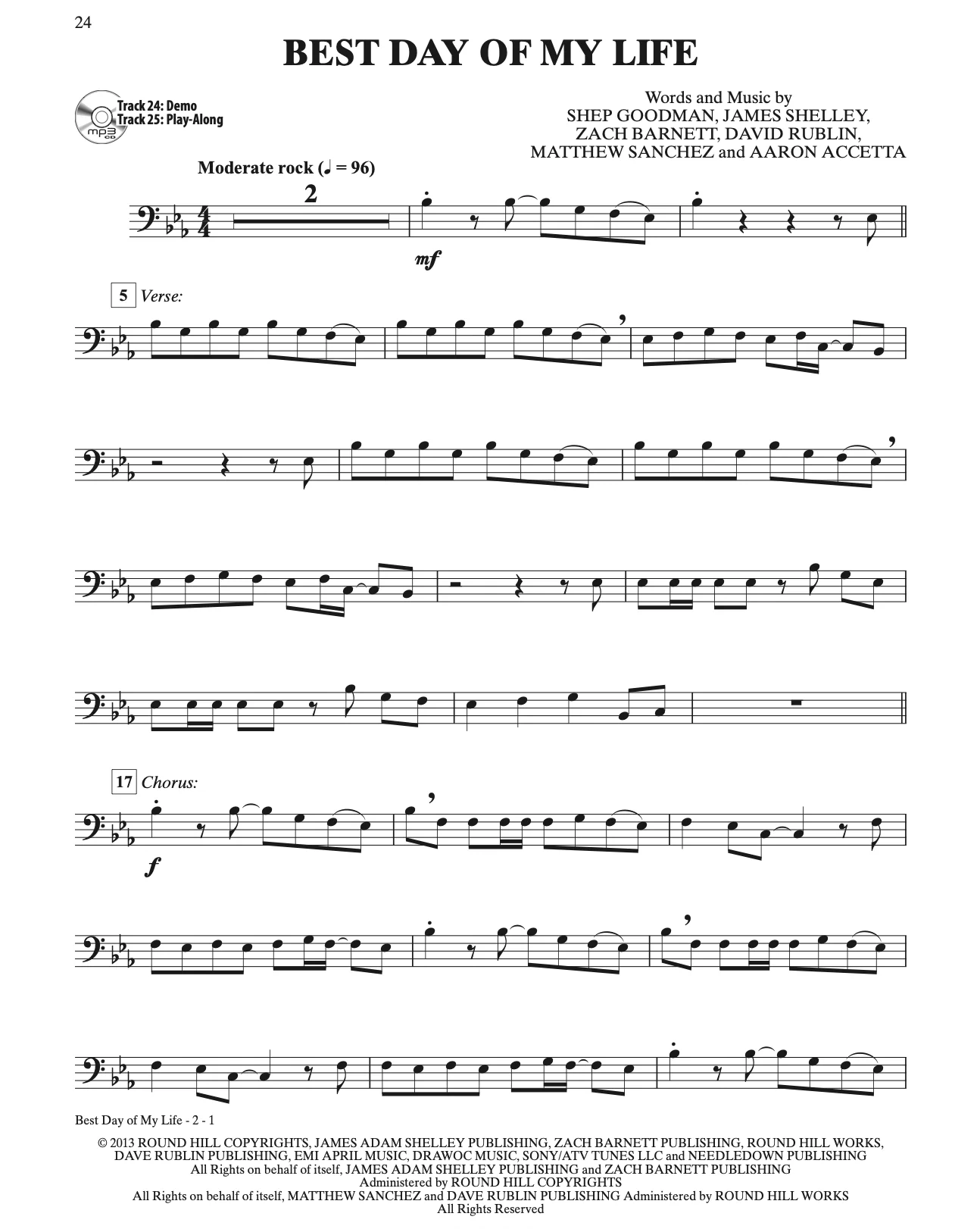 Easy Pop & Rock Hits Instrumental Solos, Trombone - Image 4
