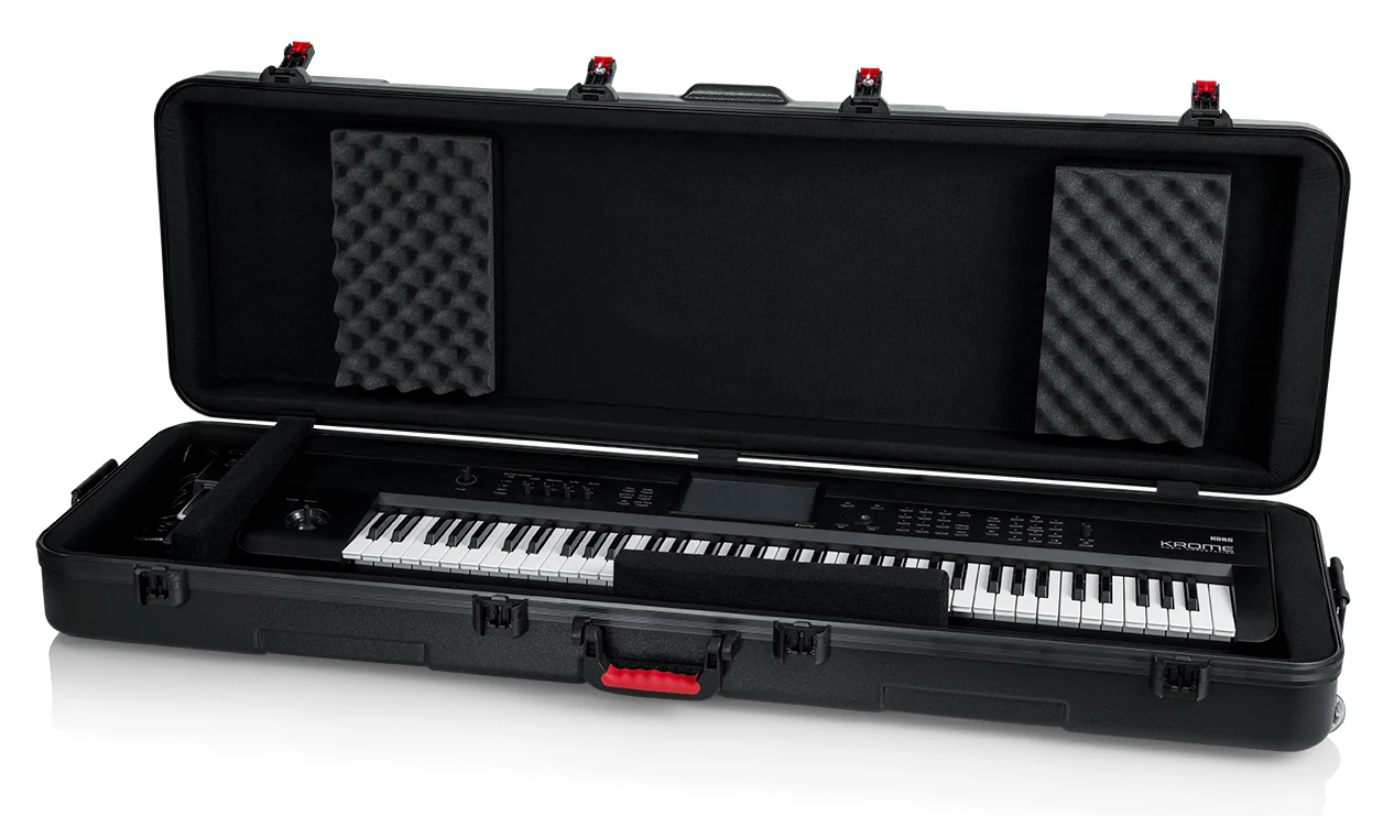 Gator 88 Note Hard Plastic Keyboard Case with Wheels
