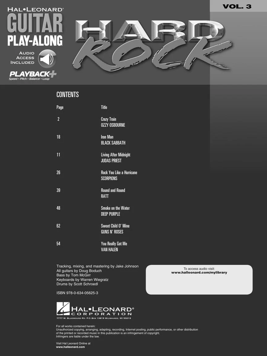Hard Rock, Guitar Play-Along Vol. 3 - Image 2