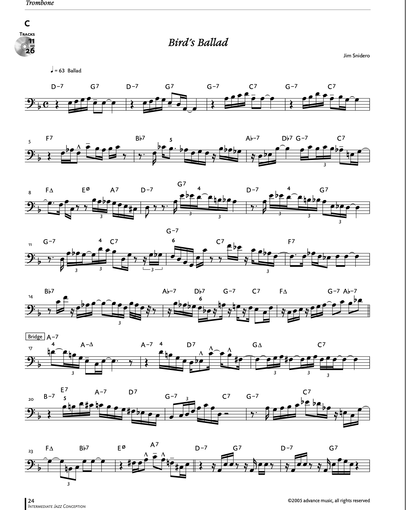 Intermediate Jazz Conception, Trombone - Image 10