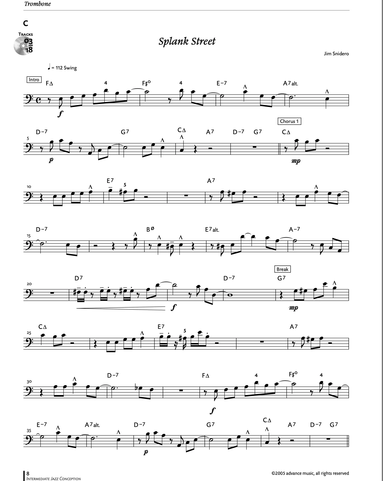 Intermediate Jazz Conception, Trombone - Image 2
