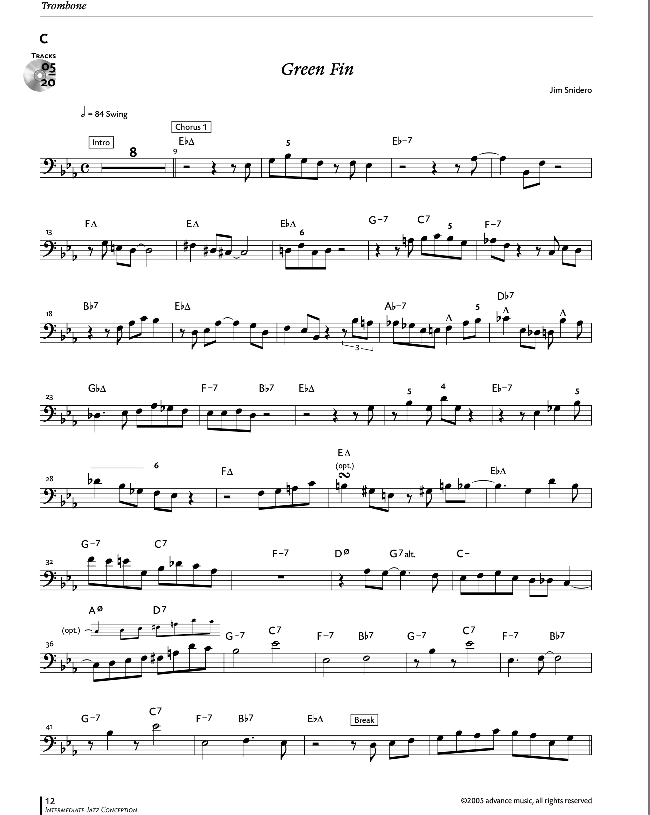 Intermediate Jazz Conception, Trombone - Image 4