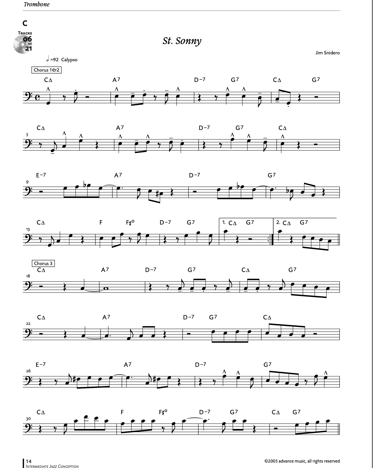 Intermediate Jazz Conception, Trombone - Image 5