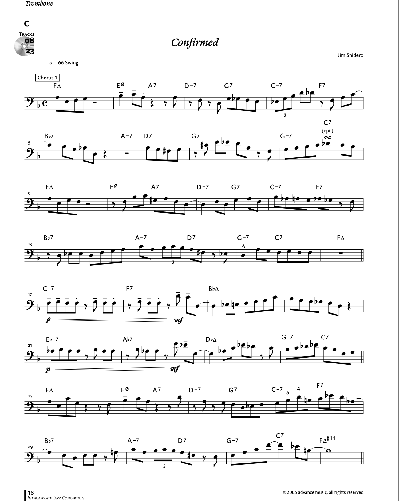 Intermediate Jazz Conception, Trombone - Image 7