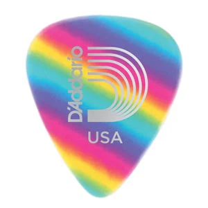Plectres D'Addario Celluloid Rainbow Med. (10) - Image 2