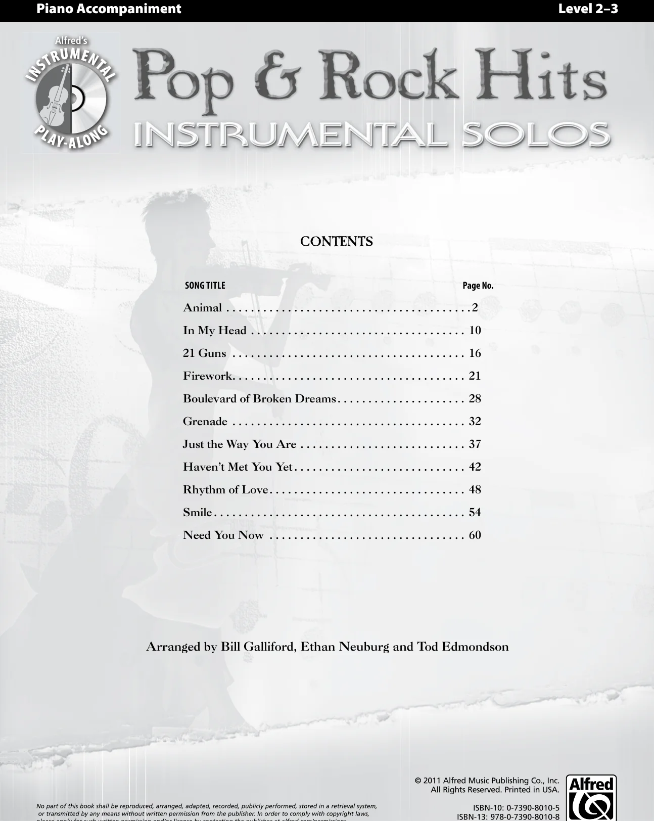 Pop & Rock Hits Instrumental Solos, Violon - Image 2