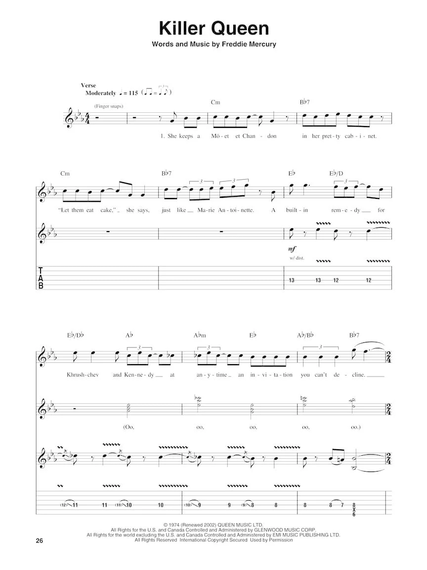 Queen, Guitar Play-Along Vol. 112 - Image 3
