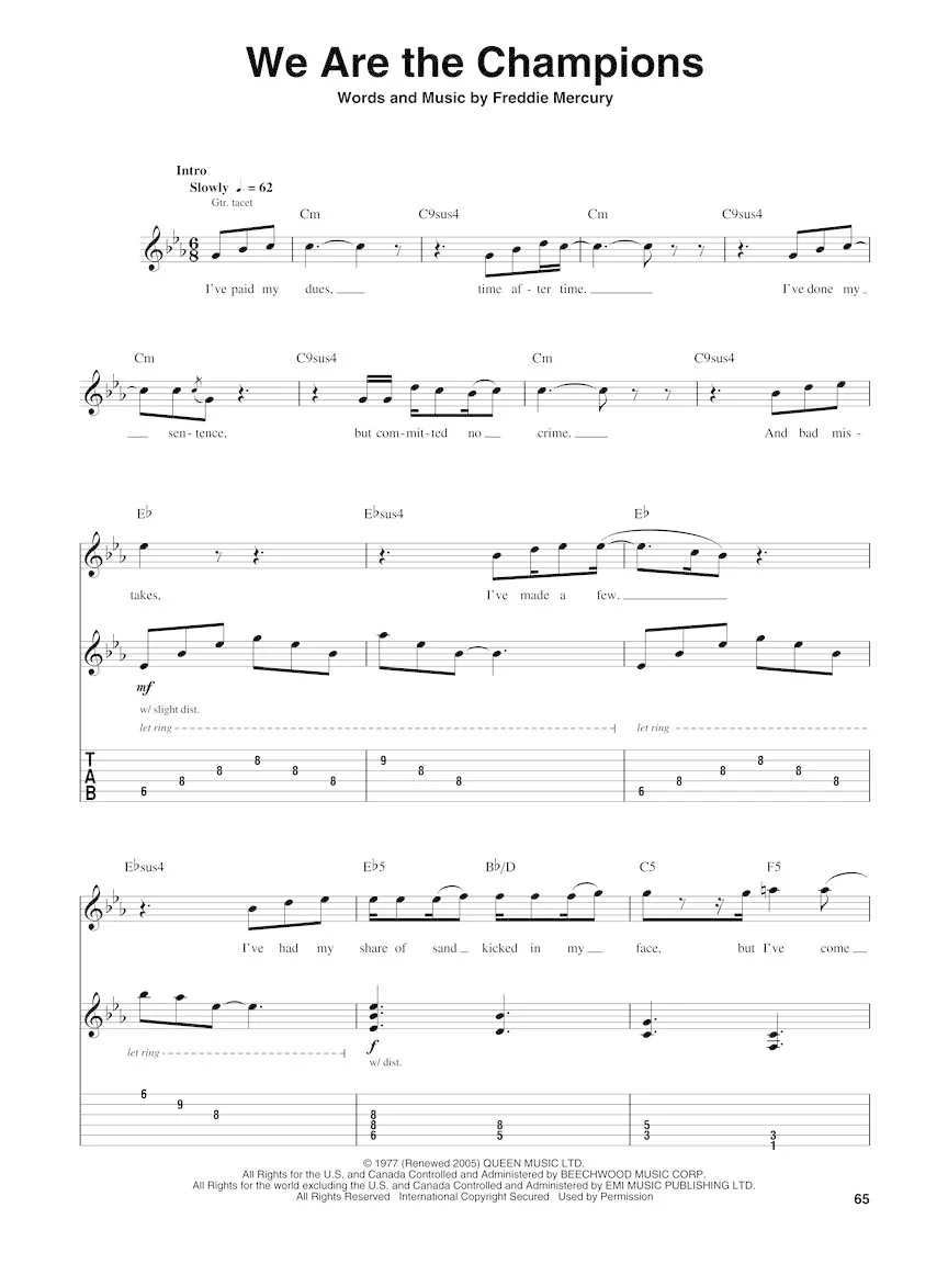 Queen, Guitar Play-Along Vol. 112 - Image 5