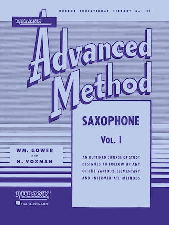Rubank Advanced Method - Vol. 1, Saxophone