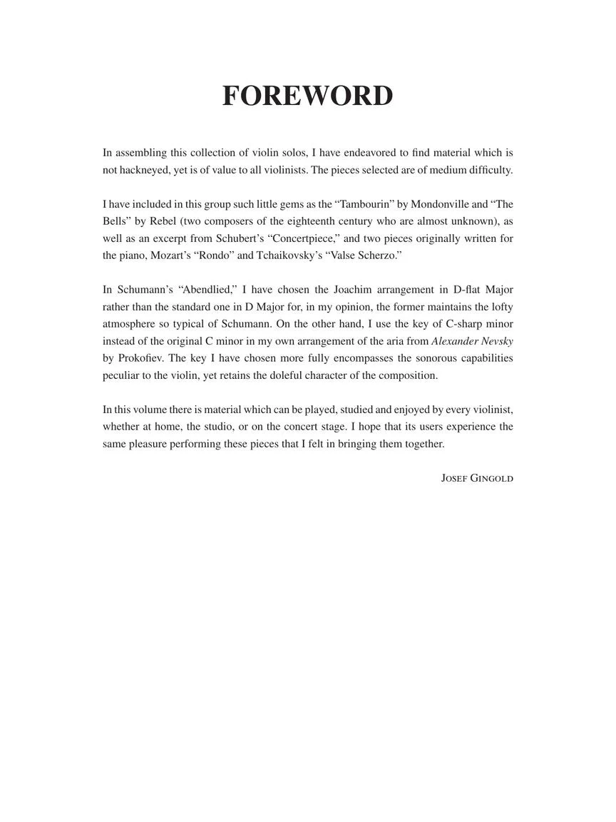Solos for the Violin Player (Violin and Piano) - Image 2