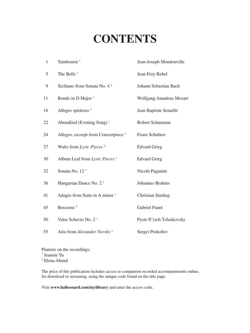Solos for the Violin Player (Violin and Piano) - Image 3