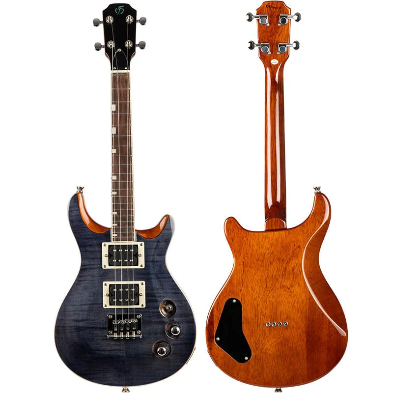 Flight "Rock Series" Vanguard Black Electric Tenor Ukulele